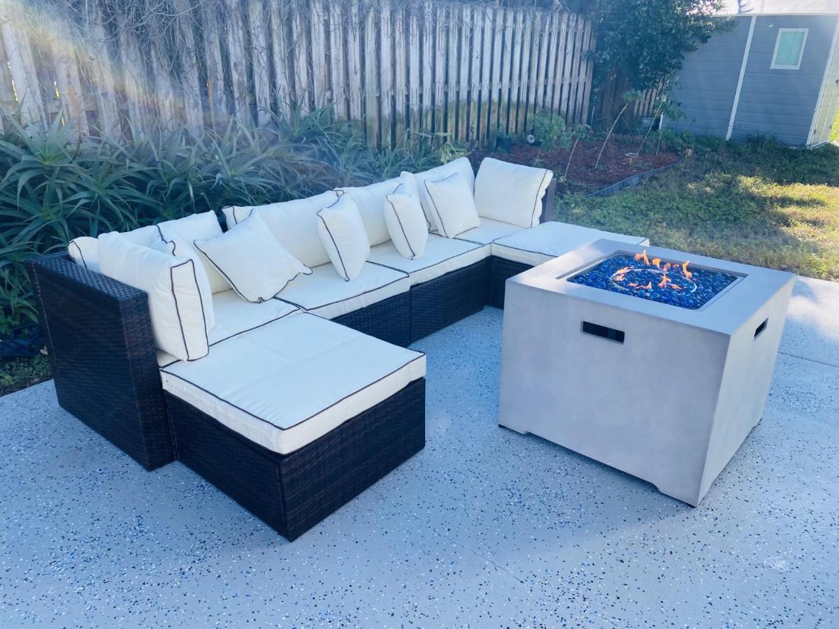 3 Bed 2 Ba Wifi Kitchen Walk To Beach Firepit Daytona Beach Exterior photo